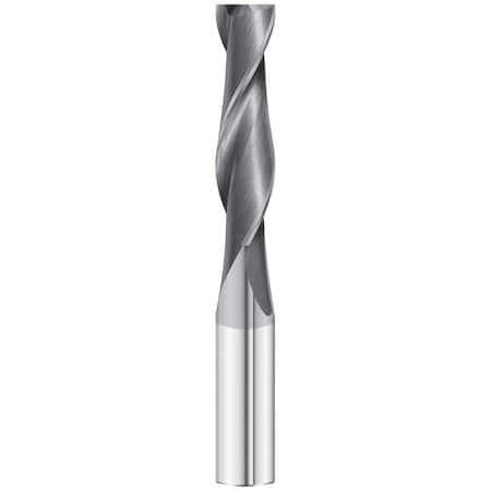2-Flute - 30° Helix - 3215 GP End Mills, TIALN, RH Spiral, Square, Extra-Long, 3/4